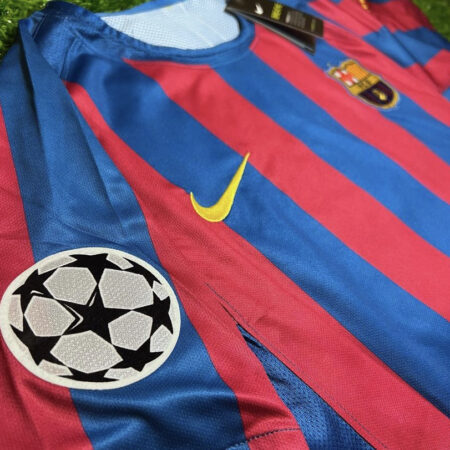 Shirt FC Barcelona 2005-2006 Ronaldinho #10 Home Champions League Final