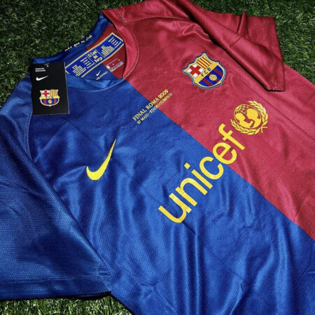 Shirt FC Barcelona 2008-2009 MESSI #10 FINAL ROMA Home Soccer Football