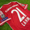 Shirt Bayern Munich 2013 Lahm #21 Home UCL Final - Image 3