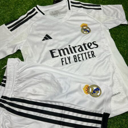 Shirt Real Madrid 2024-25 Home Kids Kit Football