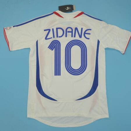 France 2006 Away Zidane #10 Men's Soccer Football