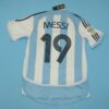 Shirt Argentina 2006 Messi #19 Home Men's Soccer Football - Image 9