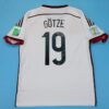 Shirt Germany 2014 Gotze #19 Home Men's Soccer Football - Image 8