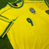 Shirt Brazil National Team 1998 Home Ronaldo #9 Men's Soccer Football - Image 8