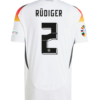 Shirt Germany 2024-25 Rüdiger #2 Home Men's Soccer Football - Image 3