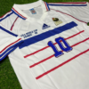 Shirt France 1998 Away Zidane #10 Retro Men's Soccer Football - Image 10