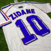 Shirt France 1998 Away Zidane #10 Retro Men's Soccer Football - Image 2