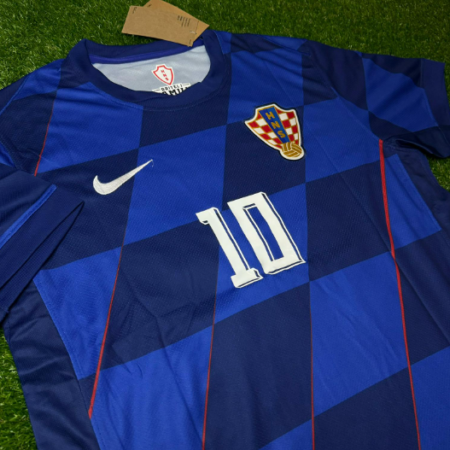 Shirt Croatia 2024-25 Away Modric #10 Men's Soccer Football