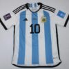 Shirt Argentina 2022 Messi #10 World Cup Final Men's Soccer Football - Image 3