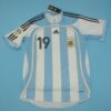 Shirt Argentina 2006 Messi #19 Home Men's Soccer Football - Image 2