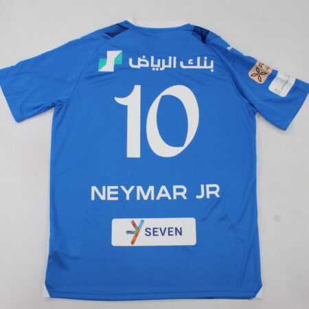 shirt Al Hilal 2023 -24 Home Neymar JR #10 Men's Soccer Football