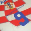 Shirt Croatia 1998 Home šuker #9 Retro Men's Soccer Football - Image 3