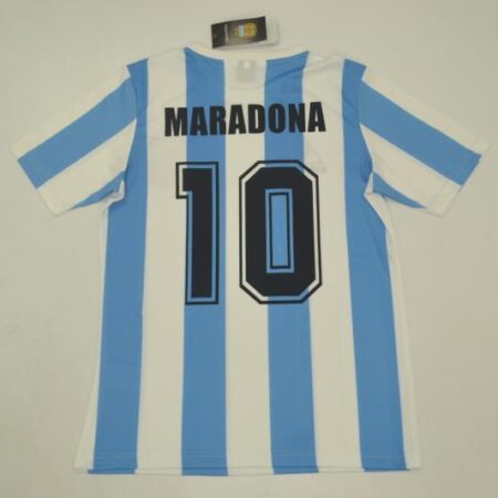 Shirt Argentina 1986 Maradona #10 Home Men's Soccer Football