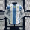 Shirt Argentina 24-25 Home Player Version Long Sleeve Men's Soccer Football - Image 2