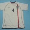 Shirt England 2002 Home With Patch Men's Soccer Football - Image 6