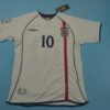 Shirt England 2002 Home With Patch Men's Soccer Football - Image 7