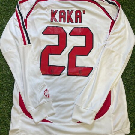 shirt Ac Milan 2006-2007 kaka #22 Home Champions League Final long sleeves