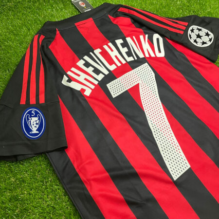 Shirt Ac Milan 02/03 Home Shevchenko #7 Retro Men's Soccer Football