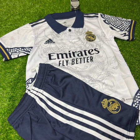 Shirt Real Madrid 23-24 kids White Chinese Dragon Version kits Football