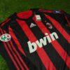 Shirt Ac Milan 08/09 Home Maldini #3 Men's Long Sleeve - Image 7