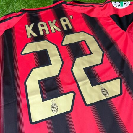 Shirt Ac Milan 2004-05 Home Kaka #22 With Patch Men's Retro Soccer Football