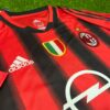 Shirt Ac Milan 2004-05 Home Kaka #22 With Patch Men's Retro Soccer Football - Image 2