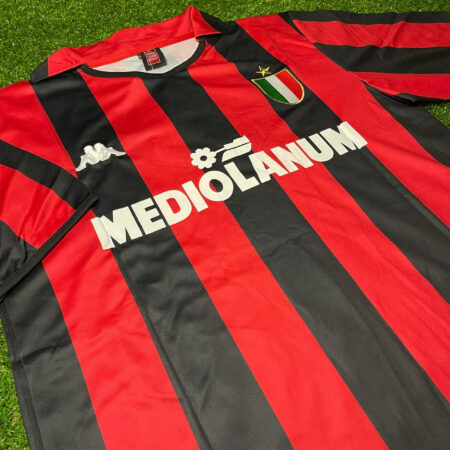 Ac Milan 88/89 Home Retro Men's Soccer Football