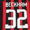 Shirt Ac Milan 2009-10 Home Beckham #32 Champions League Men's Long-Sleeve - Image 2