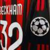 Shirt Ac Milan 2009-10 Home Beckham #32 Champions League Men's Long-Sleeve - Image 4