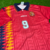 Shirt Spain 1994 Home Guardiola #9 Men's Soccer Football - Image 3