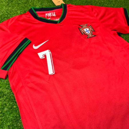 Shirt Portugal 2024 Ronaldo #7 Home Men's Soccer Football