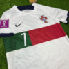 Shirt Portugal 2022 Ronaldo #7 Away Men's Soccer Football - Image 2