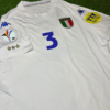 Shirt Italy 2000 White Maldini #3 Men's Soccer Football - Image 3