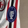 Shirt Ac Milan 2007/08 Away Ronaldo #99 White With UCL Men’s Retro Soccer Football - Image 4