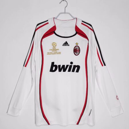 Shirt Ac Milan 06-07 Away Long sleeves Men's Retro Soccer Football