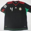 Shirt Mexico 10-11 R.MARQUEZ #4 Away black Men's Soccer Football - Image 6