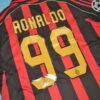 Shirt Ac Milan 06-07 Home RONALDO #99 Champions League Men's Retro Soccer Football - Image 6