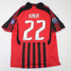 Shirt Ac Milan 2007/08 Home KAKA #22 With UCL Men's Retro Soccer Football - Image 2