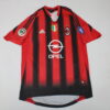 Shirt Ac Milan 2004-05 Home Kaka #22 With Patch Men's Retro Soccer Football - Image 8