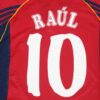 Shirt Spain 1998 Home Raul #10 With World Cup Men's Soccer Football - Image 9