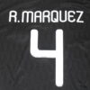 Shirt Mexico 10-11 R.MARQUEZ #4 Away black Men's Soccer Football - Image 10