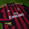 Shirt Ac Milan 2013-14 Home Kaká #22 Long-Sleeve Men's Retro Soccer Football - Image 4