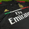 Ac Milan 2011-12 Third Black Away Men's Retro Soccer Football - Image 3