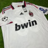 Shirt Ac Milan 09-10 Away Ronaldinho 80# Champions League White - Image 2