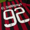 Shirt Ac Milan 2013-14 Home El Shaarawy #92 Champions League Men's Retro - Image 2