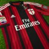 Shirt Ac Milan 2014-15 Home TORRES #9 With Patch Men's Retro Football - Image 3