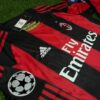 Shirt Ac Milan 2010/11 Home Ronaldinho #80 Champions League Long-Sleeve Retro - Image 3