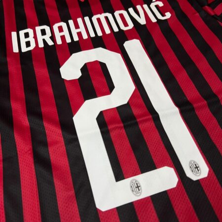 Shirt Ac Milan 2019-20 Home Ibrahimovic #21 Men's Soccer Football