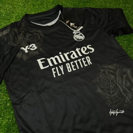 Shirt Real Madrid 2024/25 Y-3 Black Men's Soccer Football