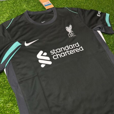 Shirt Liverpool 24-25 Away Black Men's Soccer Football